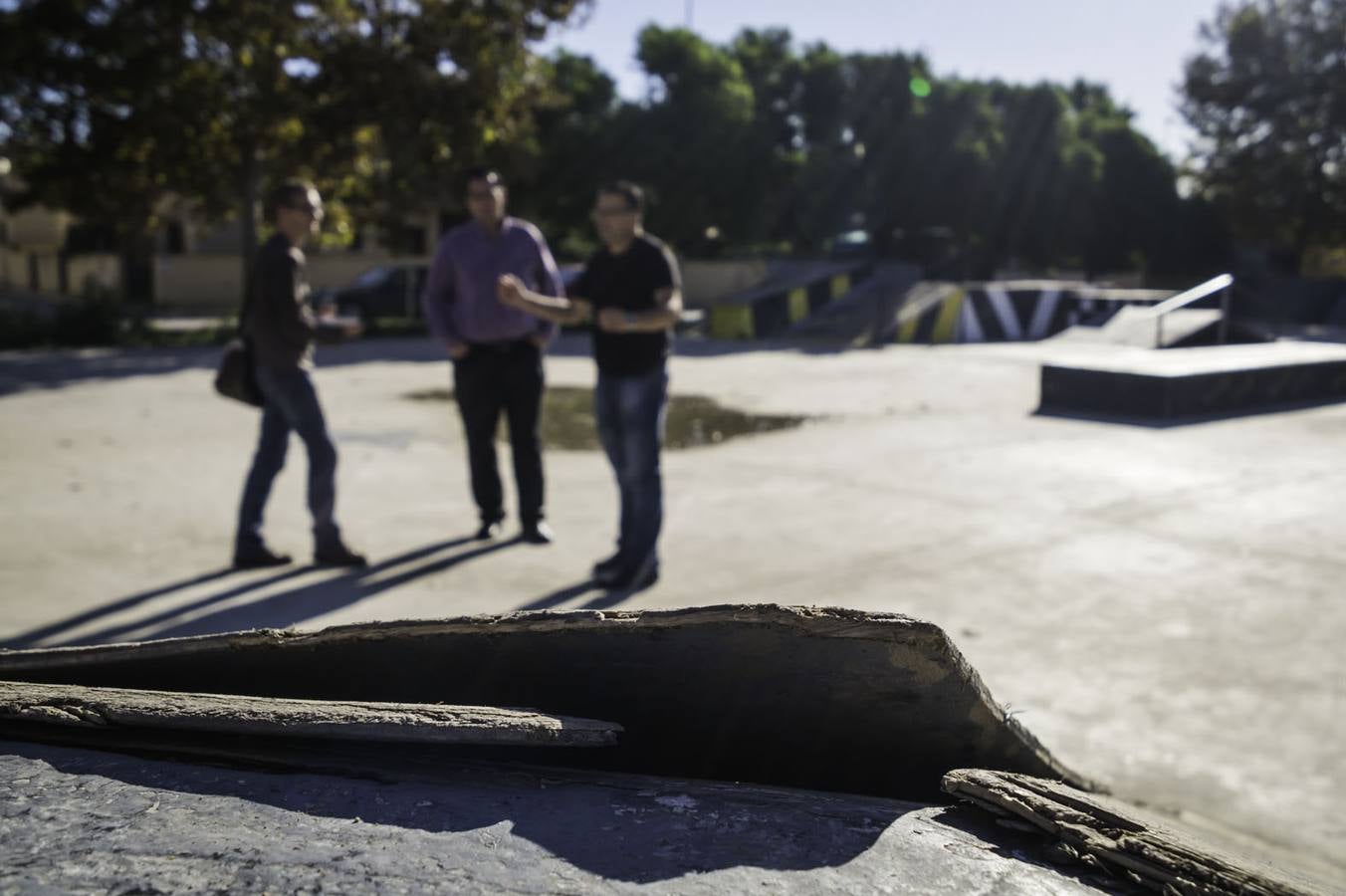 El PP denuncia el mal estado de la pista de patinaje de la Plaza Béjar