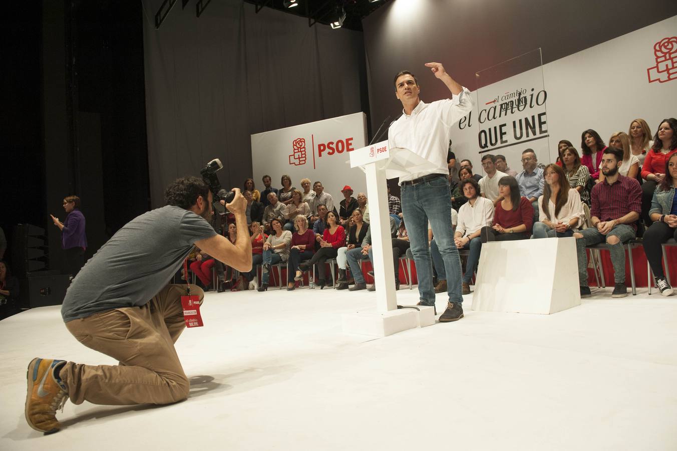 Mitin de Pedro Sánchez en Cieza