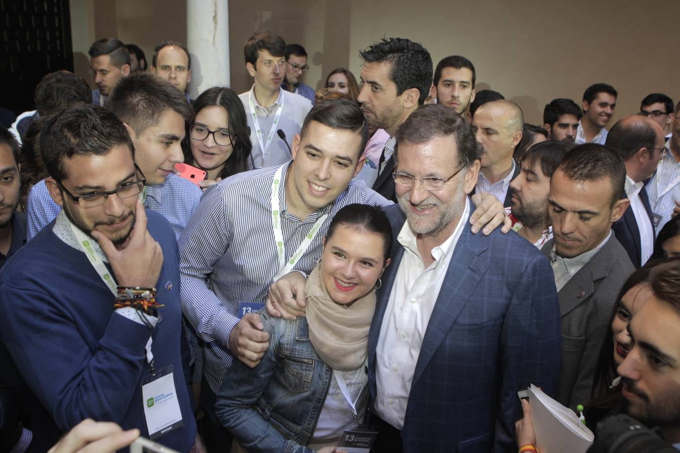 Rajoy clausura el congreso de Nuevas Generaciones en Lorca