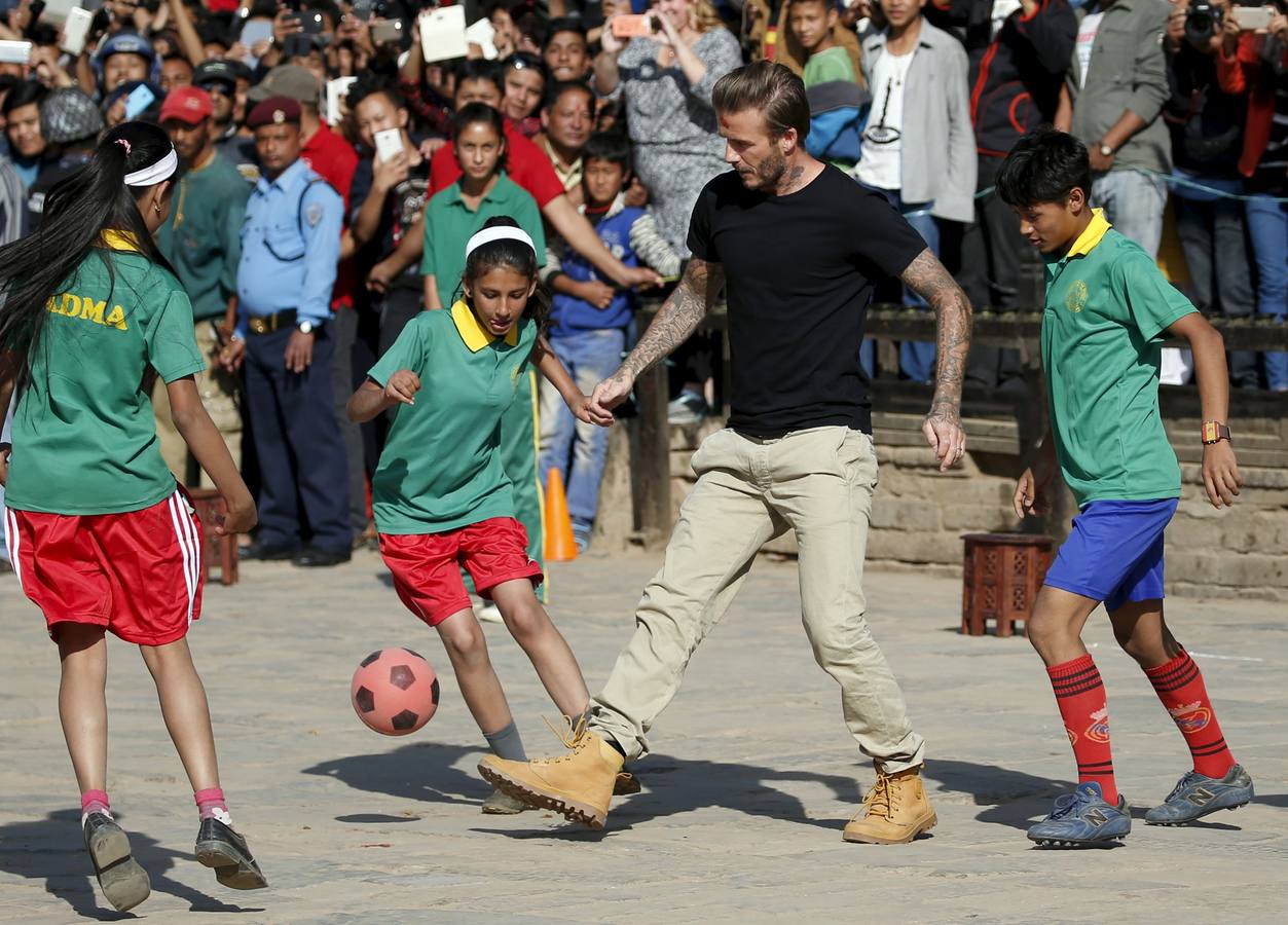 Beckham y su fútbol solidario