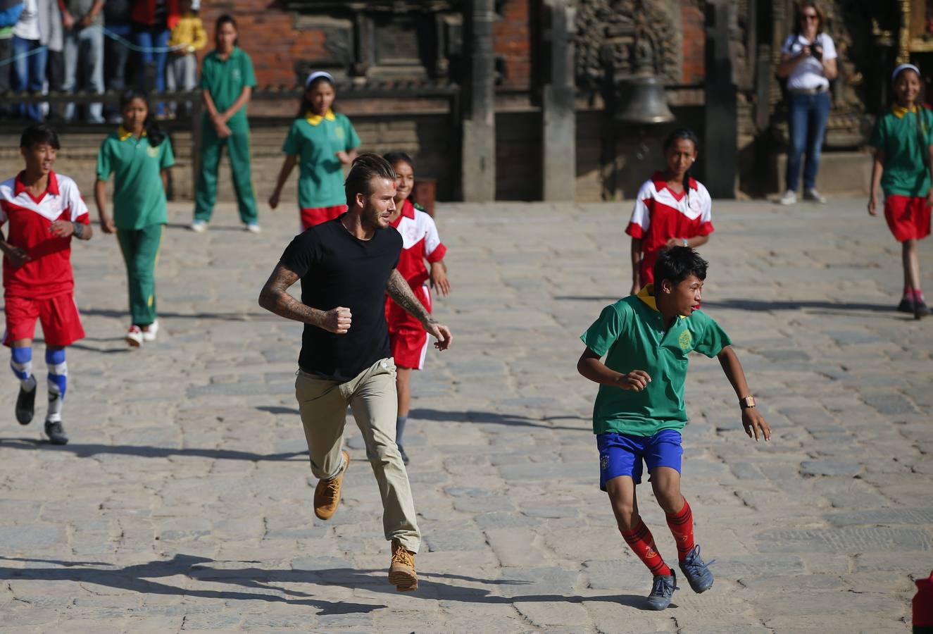 Beckham y su fútbol solidario