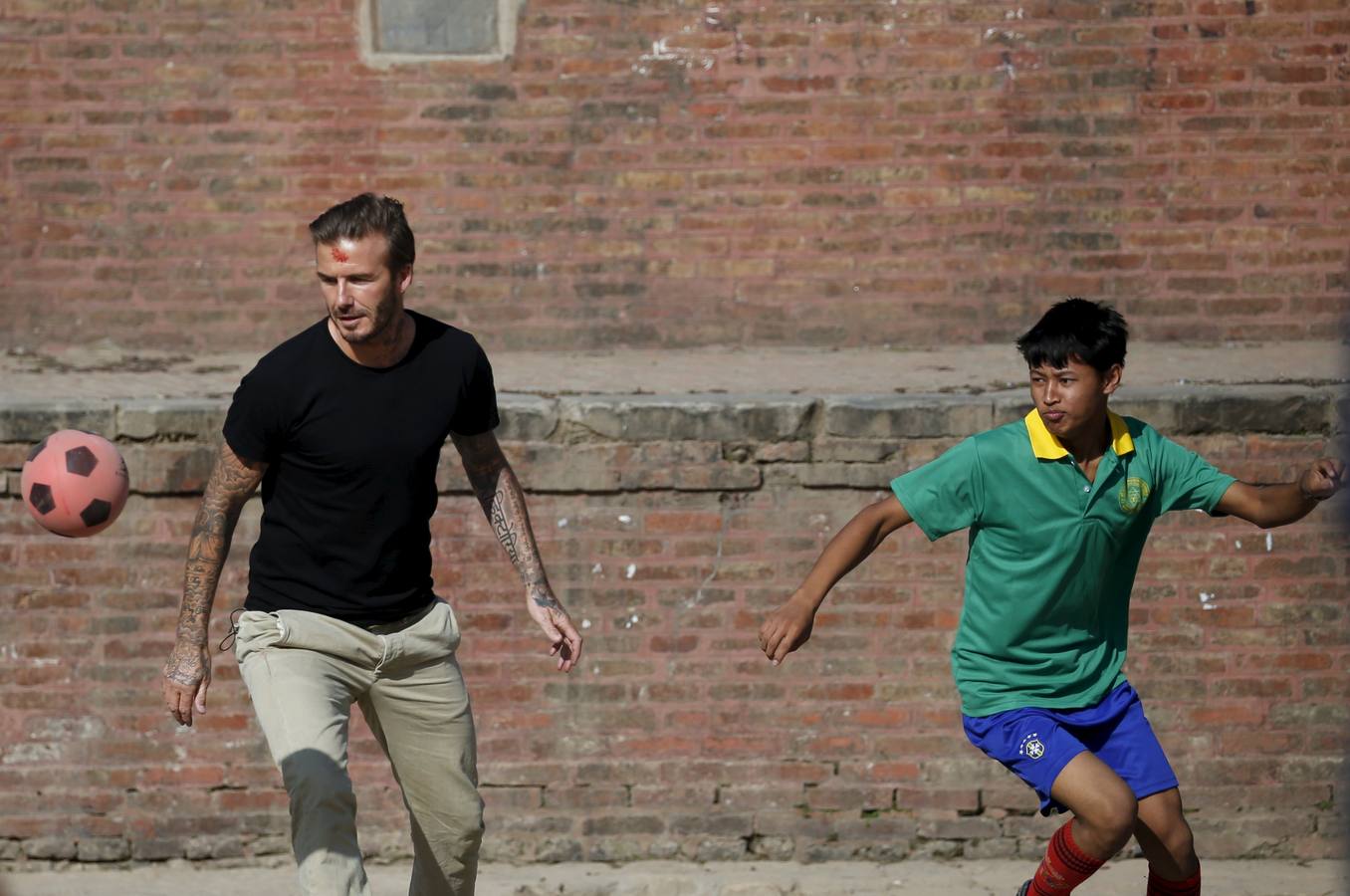 Beckham y su fútbol solidario