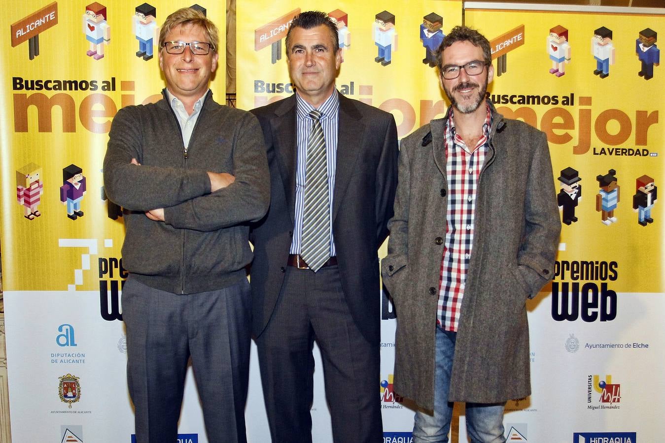 &#039;Photocall&#039; de los VII Premios Web de Alicante (I)