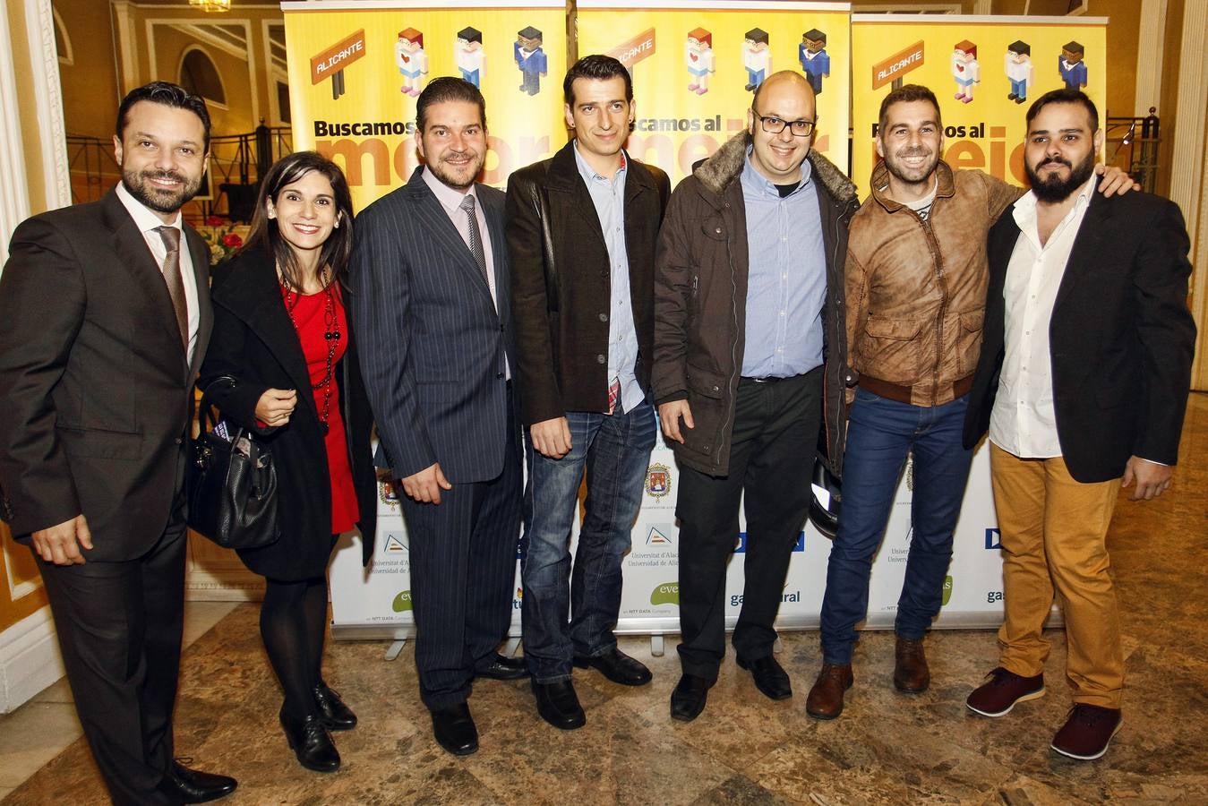 &#039;Photocall&#039; de los VII Premios Web de Alicante (I)