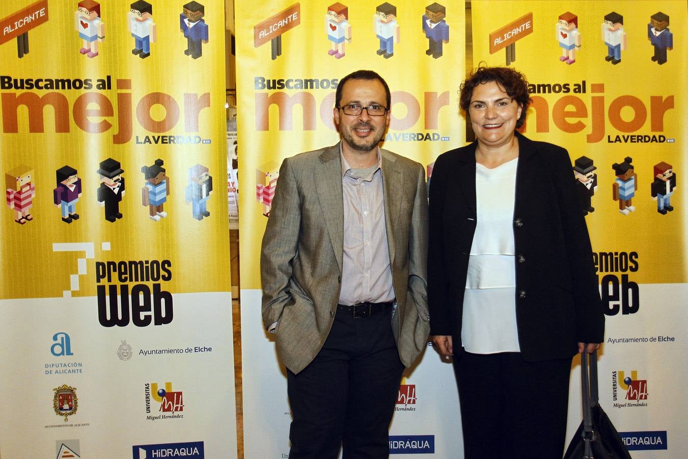 &#039;Photocall&#039; de los VII Premios Web de Alicante (I)