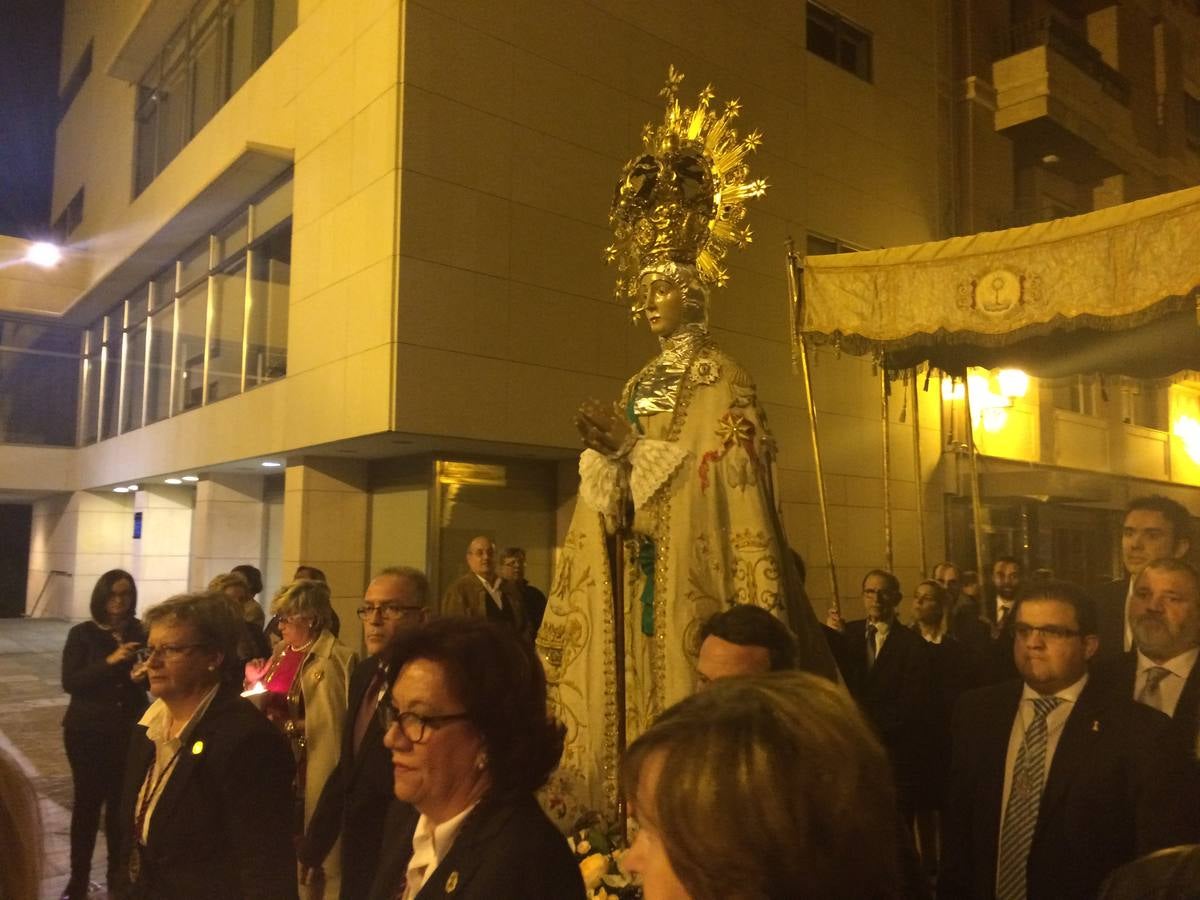 La procesión de la Virgen cierra el año jubilar