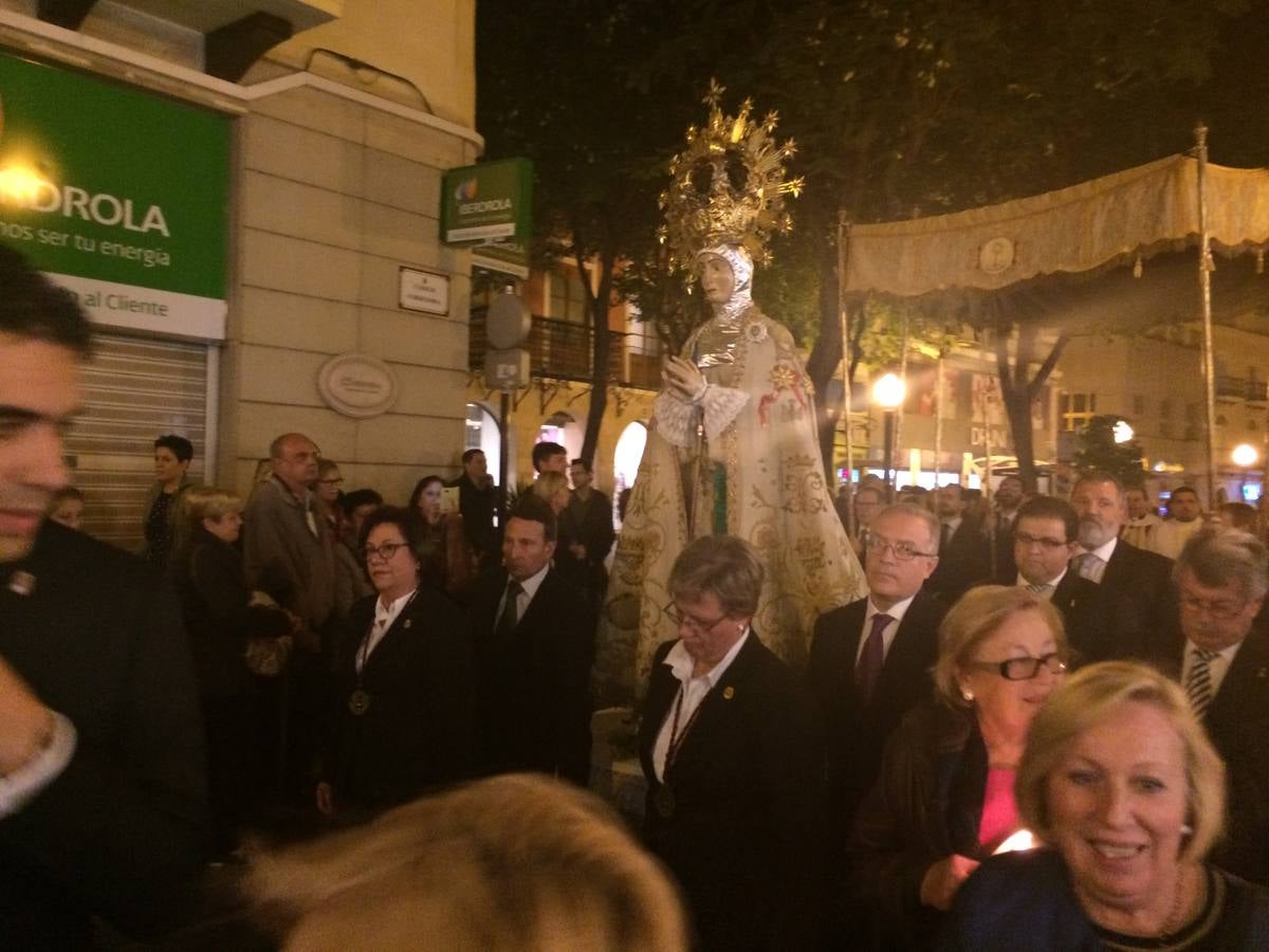 La procesión de la Virgen cierra el año jubilar