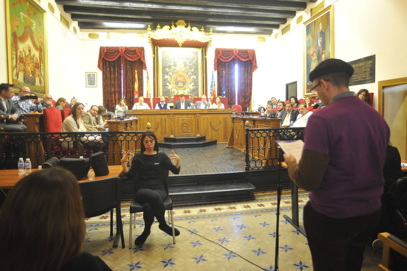 Pleno en el Ayuntamiento de Elche