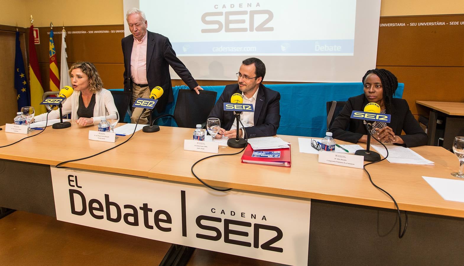 García Margallo y López Mila ponen la tensión en el debate de la provincia