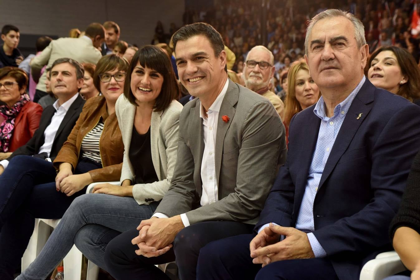 Pedro Sánchez, en Murcia: «En lo único que no ha recortado el PP es en corrupción»