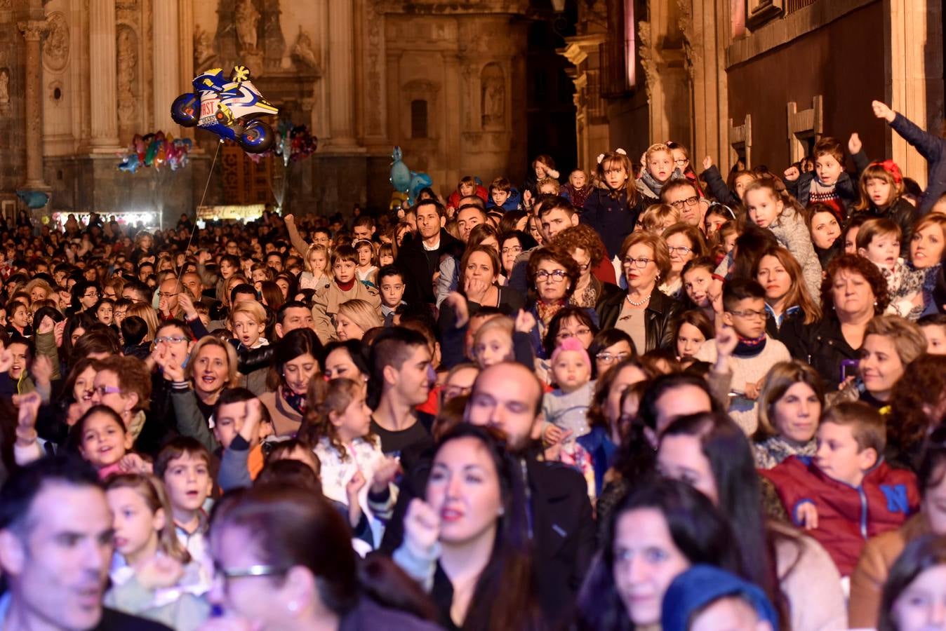 Murcia recibe a Papá Noel