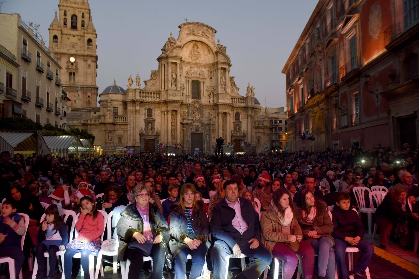 Murcia recibe a Papá Noel