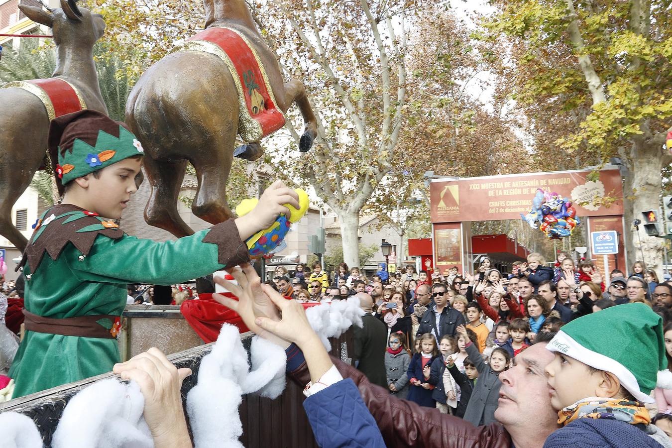 Magia e ilusión en el desfile de Navidad