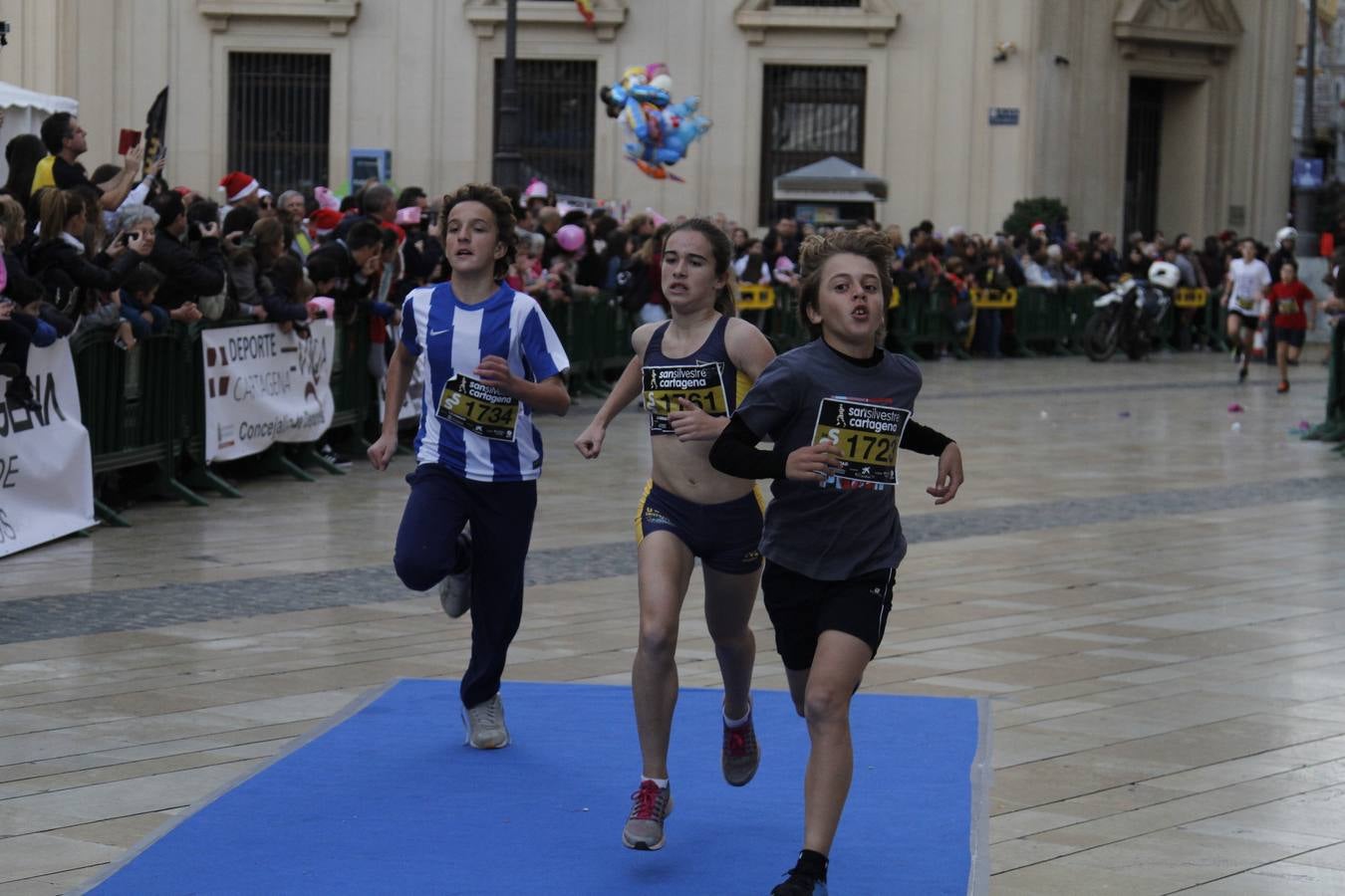 Alevines e infantiles a la carrera en Cartagena