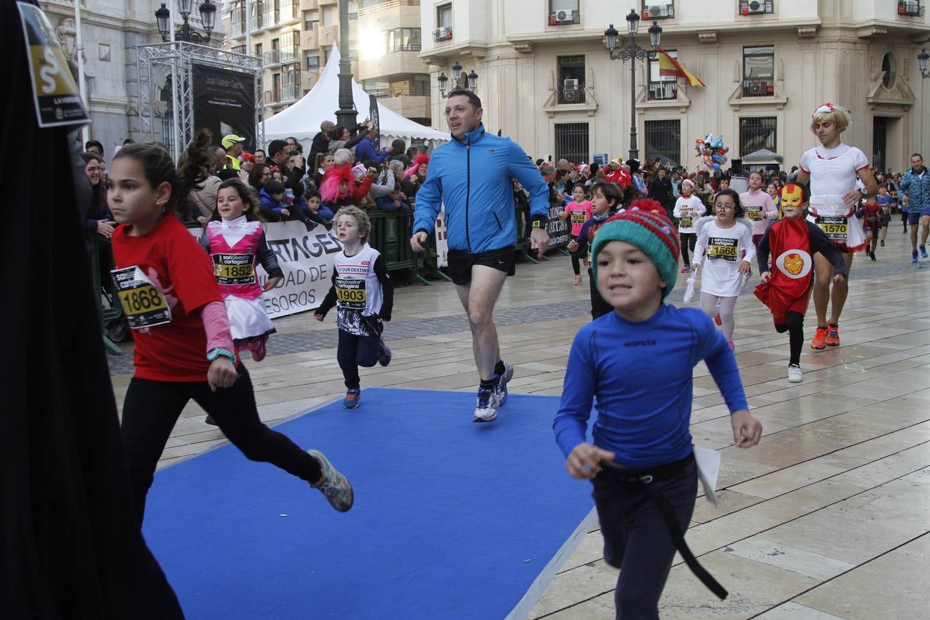 Los más pequeños también cerraron el año al trote