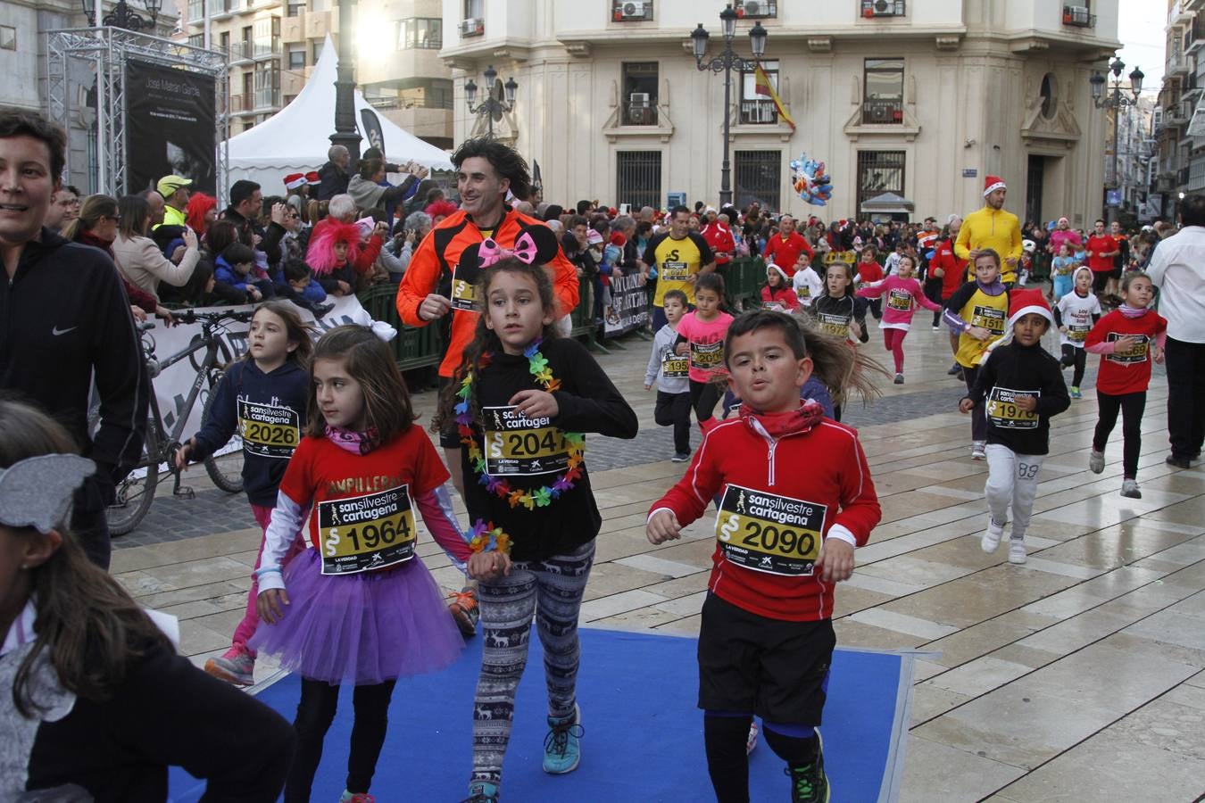 Los más pequeños también cerraron el año al trote