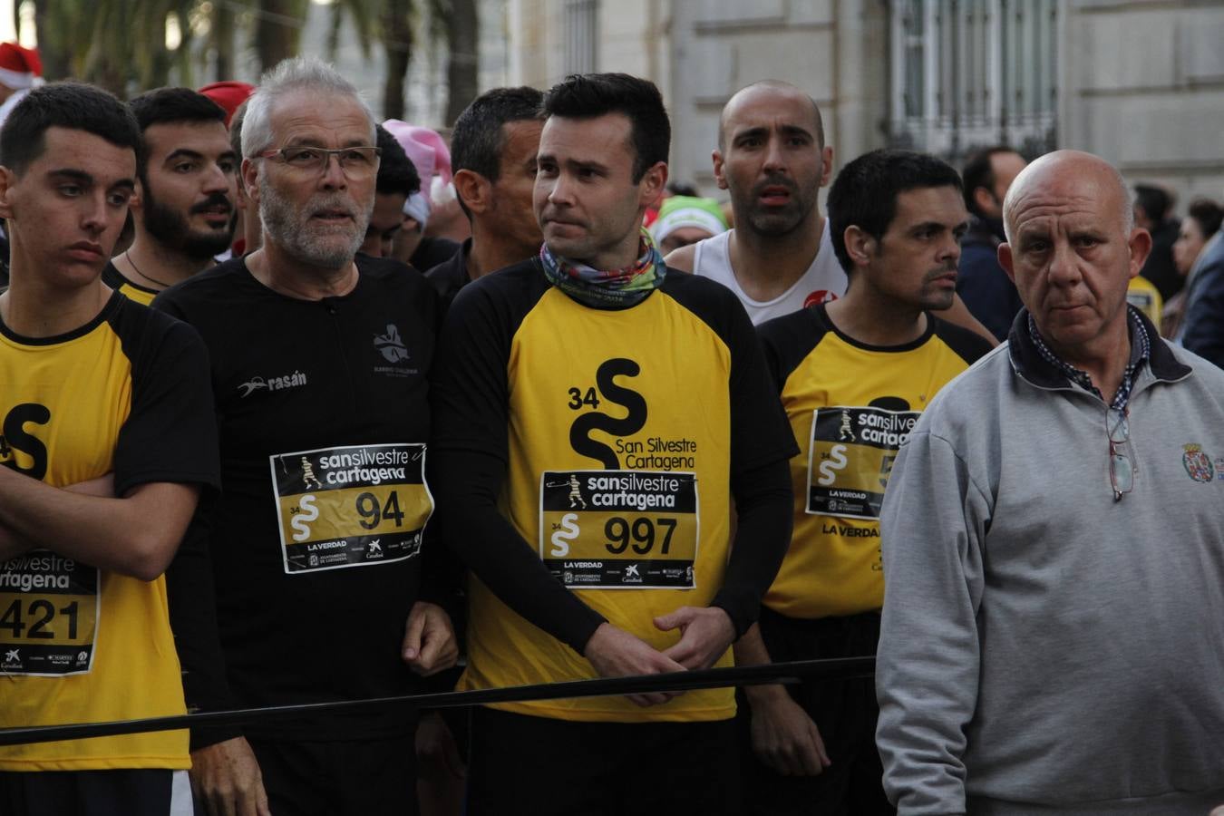 Primeros metros de la San Silvestre de Cartagena 2015