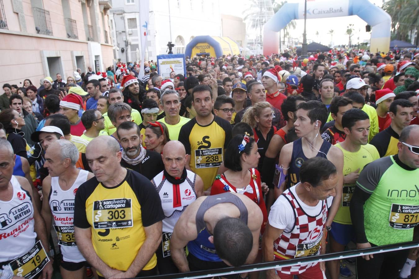 Primeros metros de la San Silvestre de Cartagena 2015