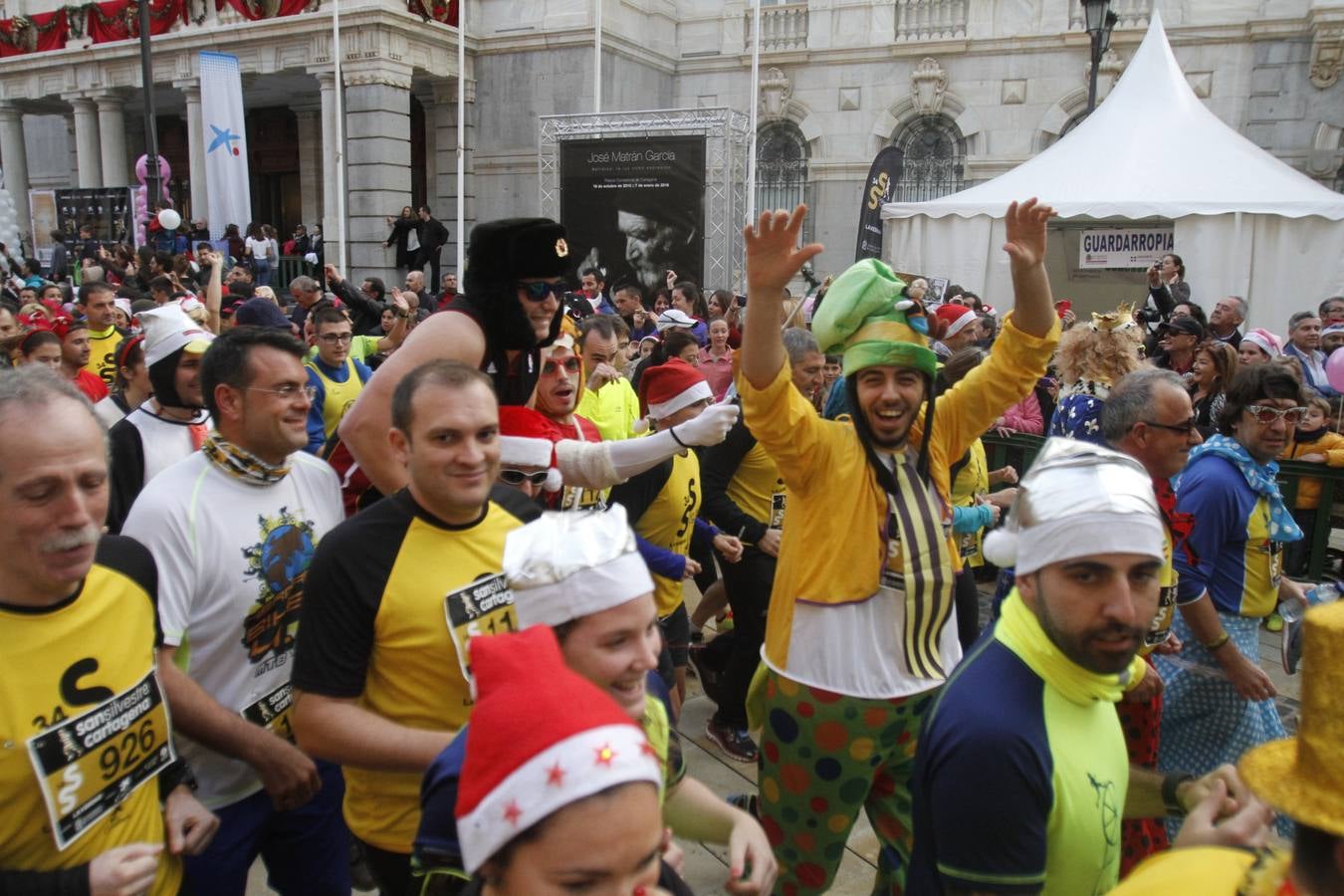 Primeros metros de la San Silvestre de Cartagena 2015