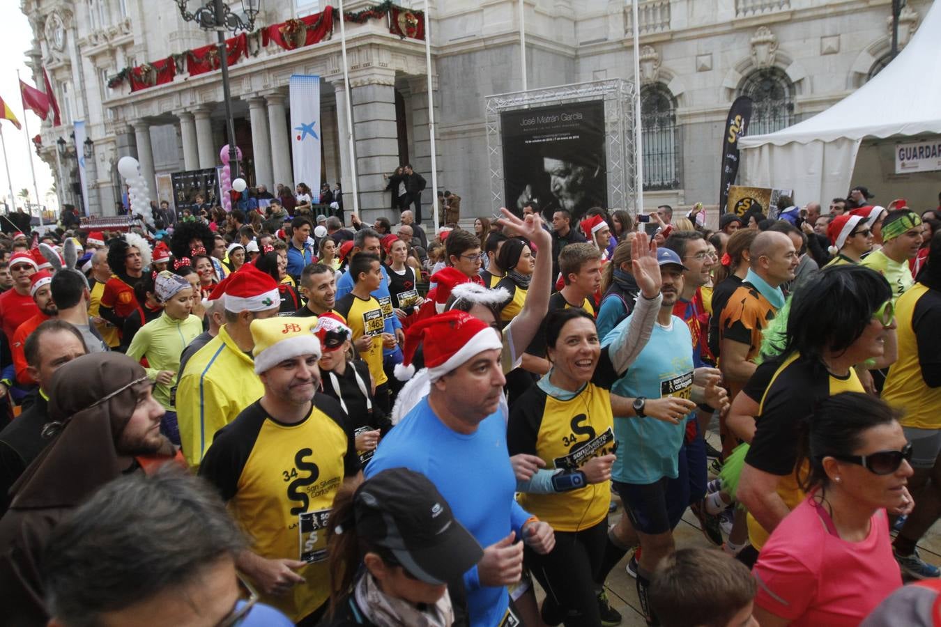 Primeros metros de la San Silvestre de Cartagena 2015