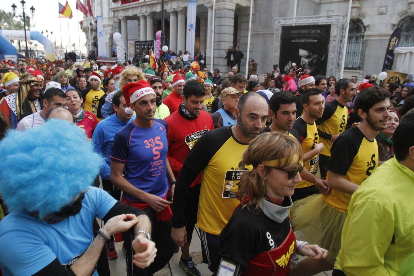 Primeros metros de la San Silvestre de Cartagena 2015