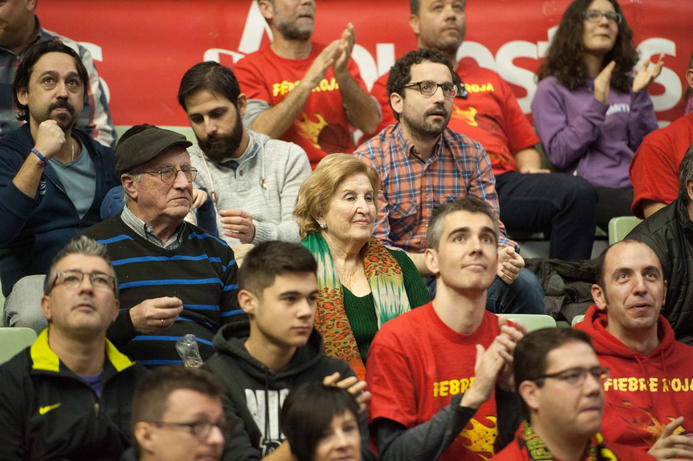 La grada del UCAM Murcia - Montakit