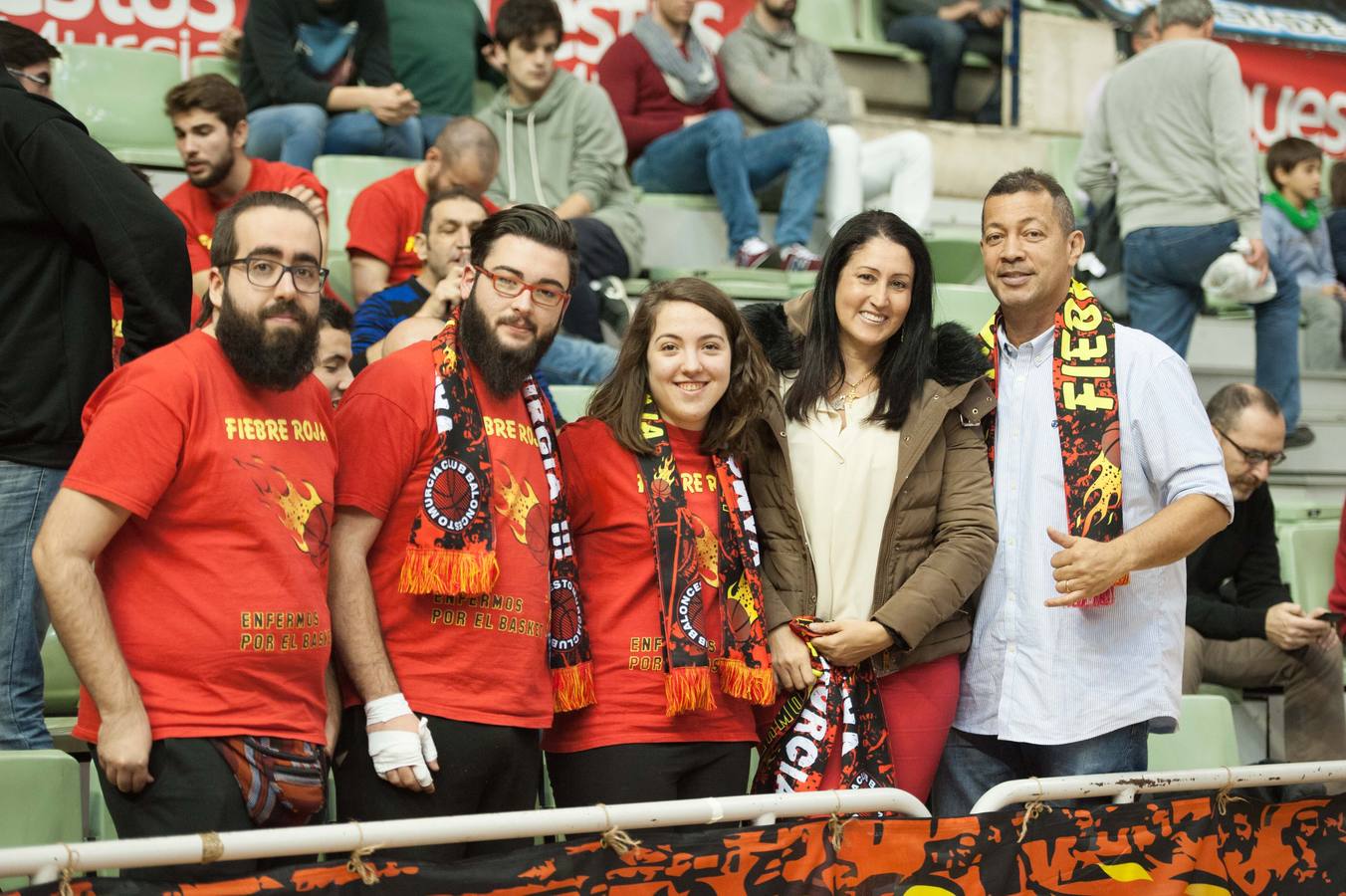 La grada del UCAM Murcia - Montakit