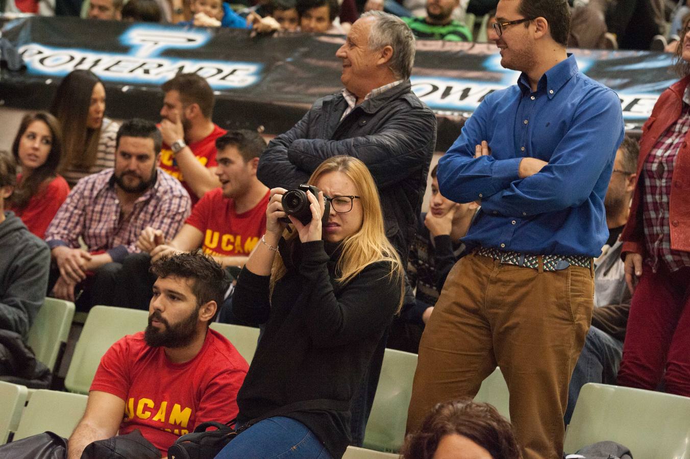 La grada del UCAM Murcia - Montakit