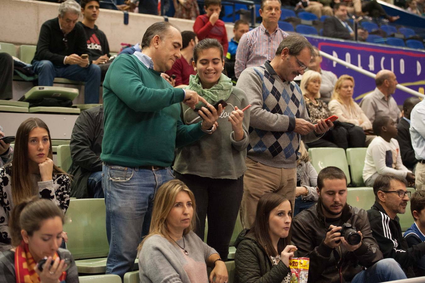 La grada del UCAM Murcia - Montakit