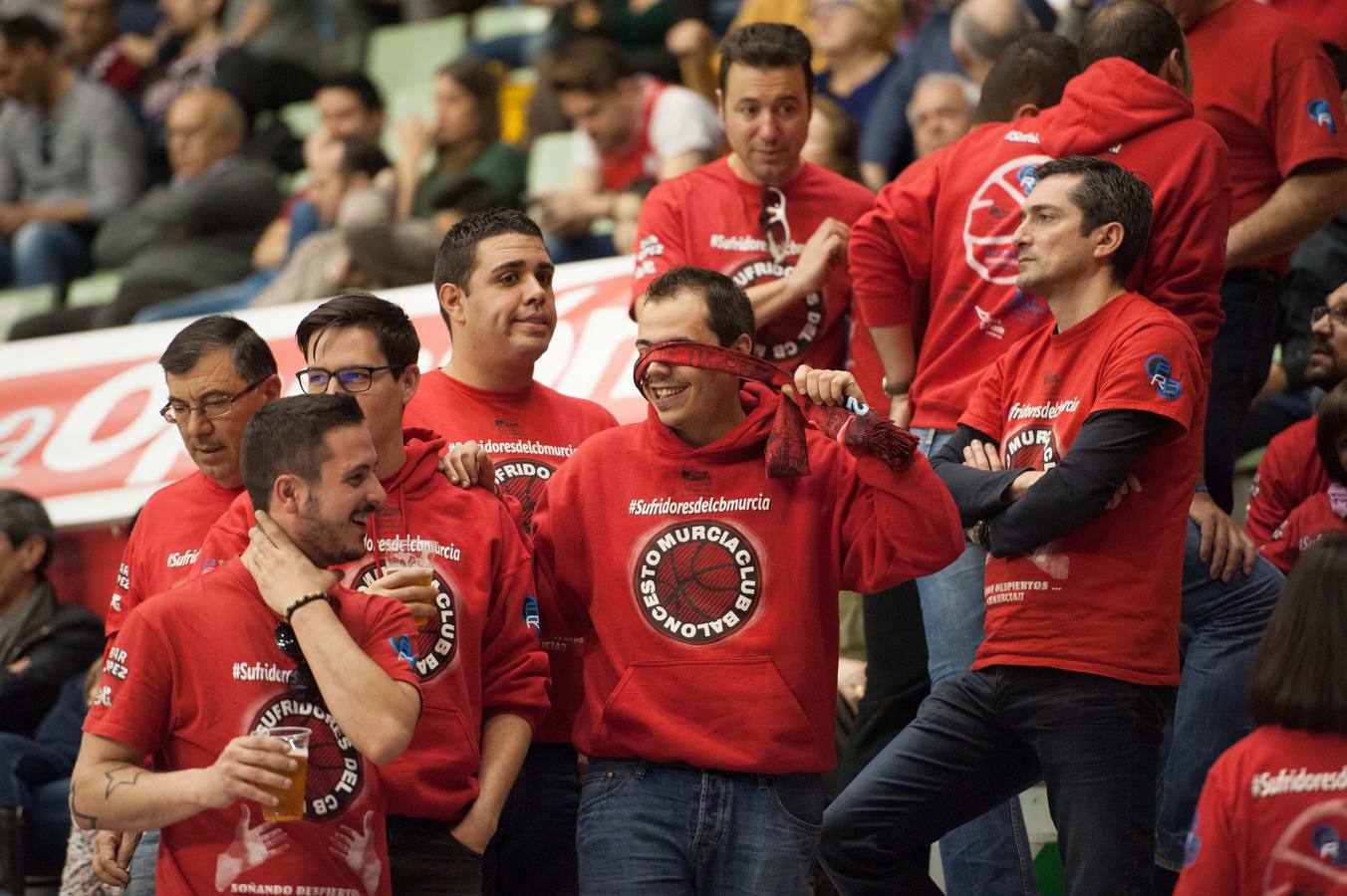 La grada del UCAM Murcia - Montakit