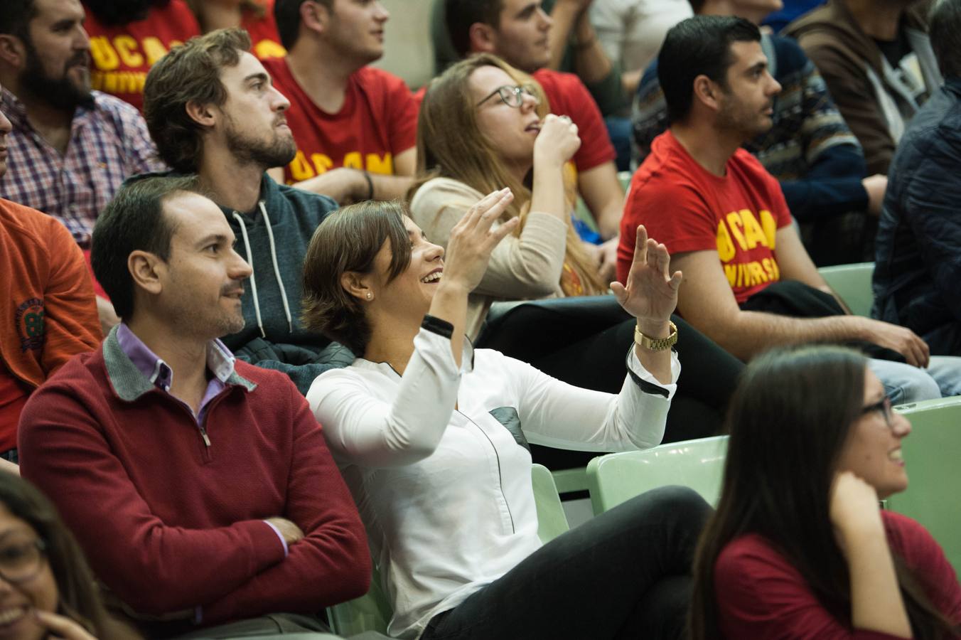 La grada del UCAM Murcia - Montakit