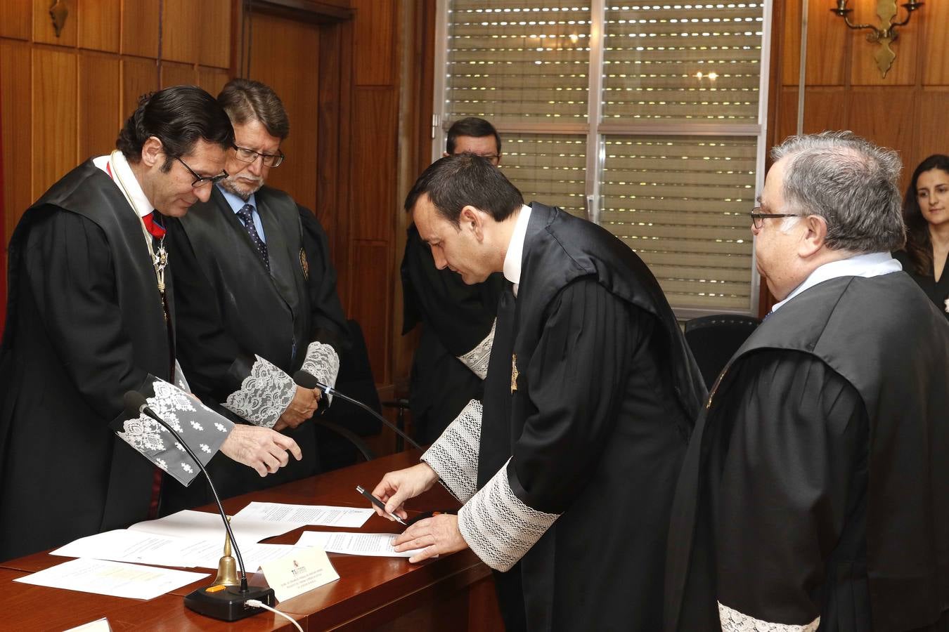 Nuevos magistrados de la audiencia