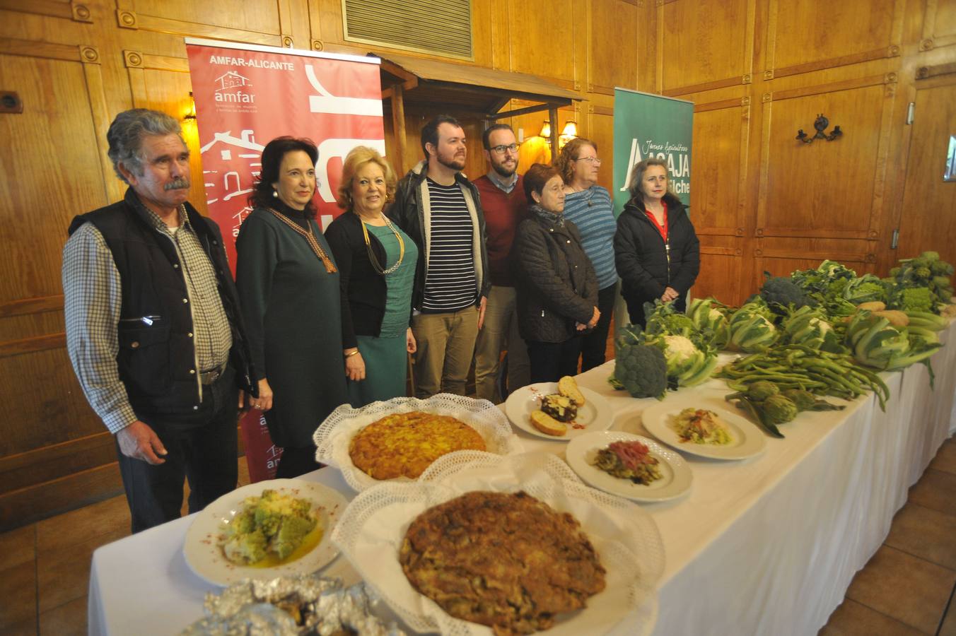 Presentación de las hortalizas de invierno en Elche