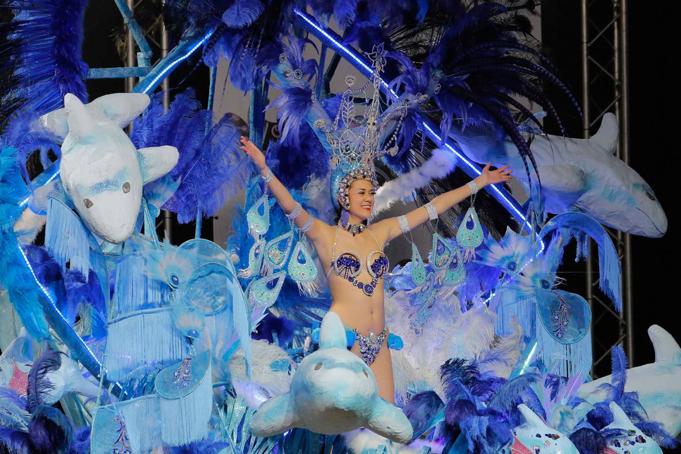 Las imágenes del pregón y la elección de la reina del Carnaval de Cartagena