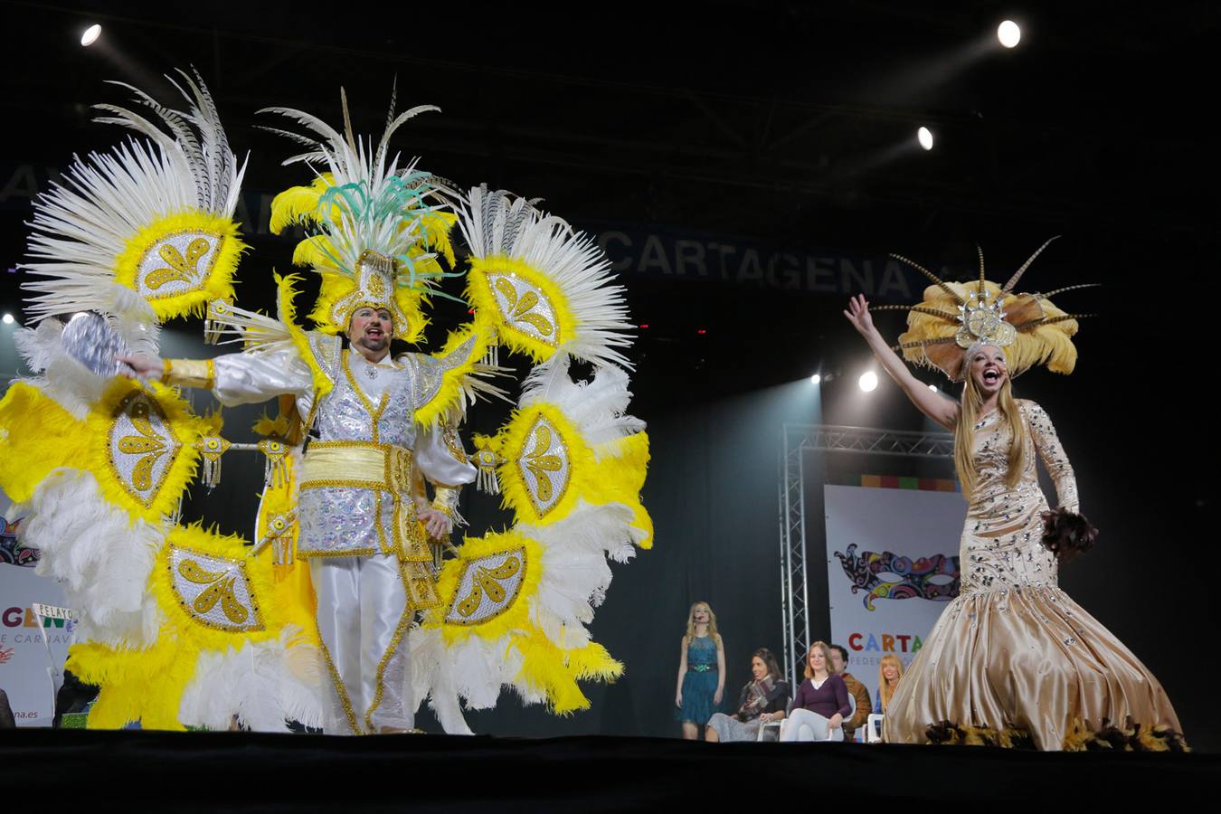 Las imágenes del pregón y la elección de la reina del Carnaval de Cartagena