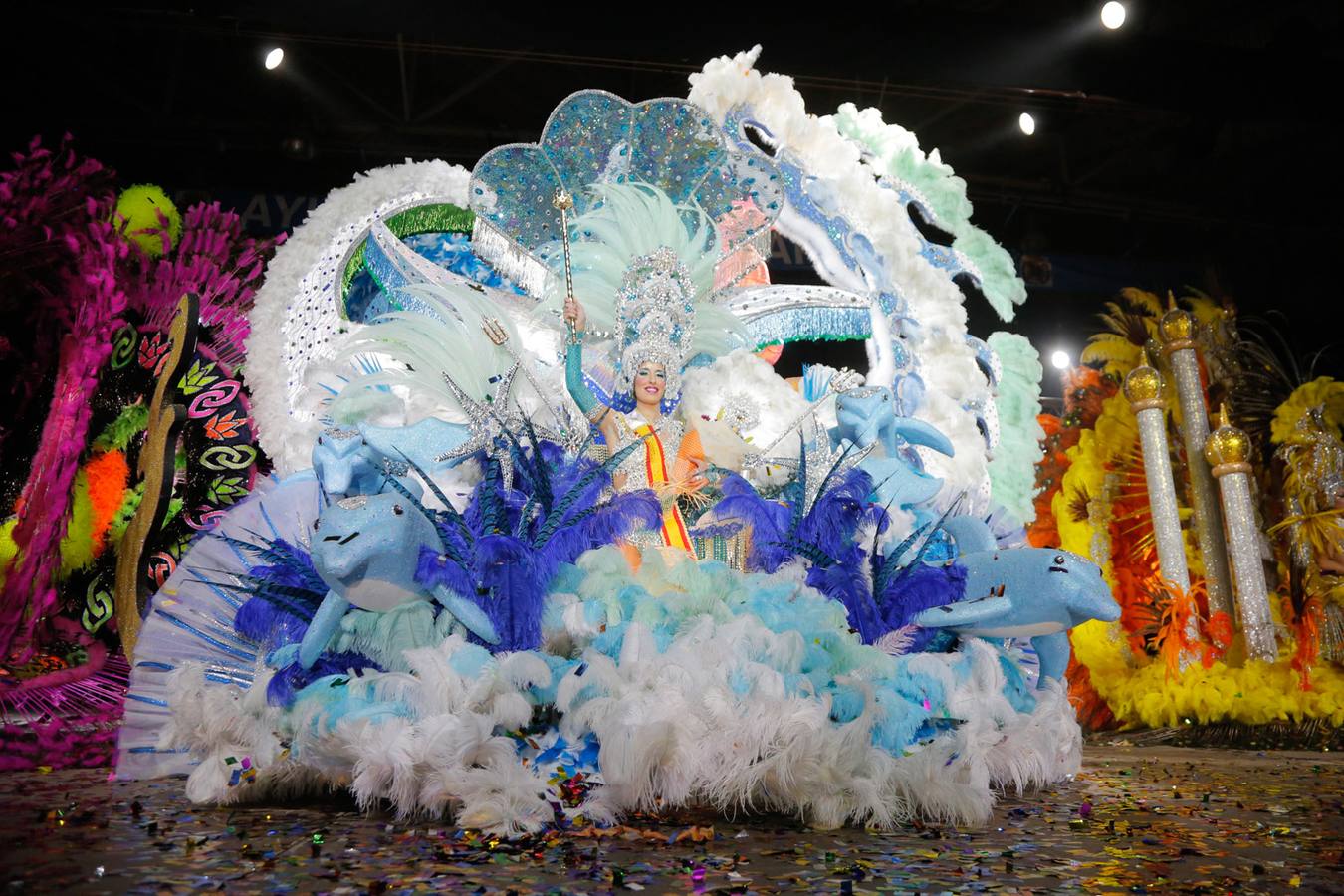 Las imágenes del pregón y la elección de la reina del Carnaval de Cartagena