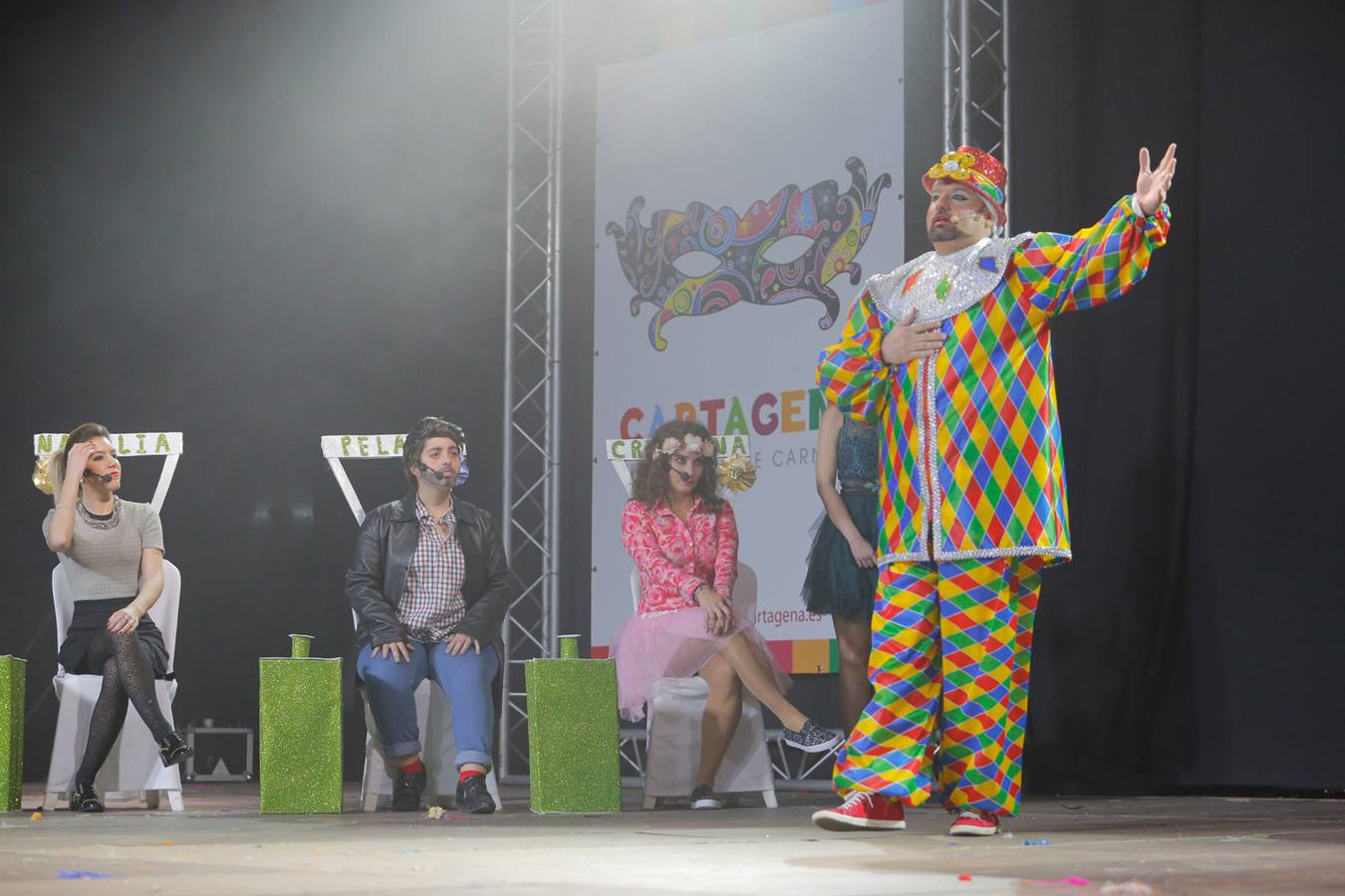 Las imágenes del pregón y la elección de la reina del Carnaval de Cartagena