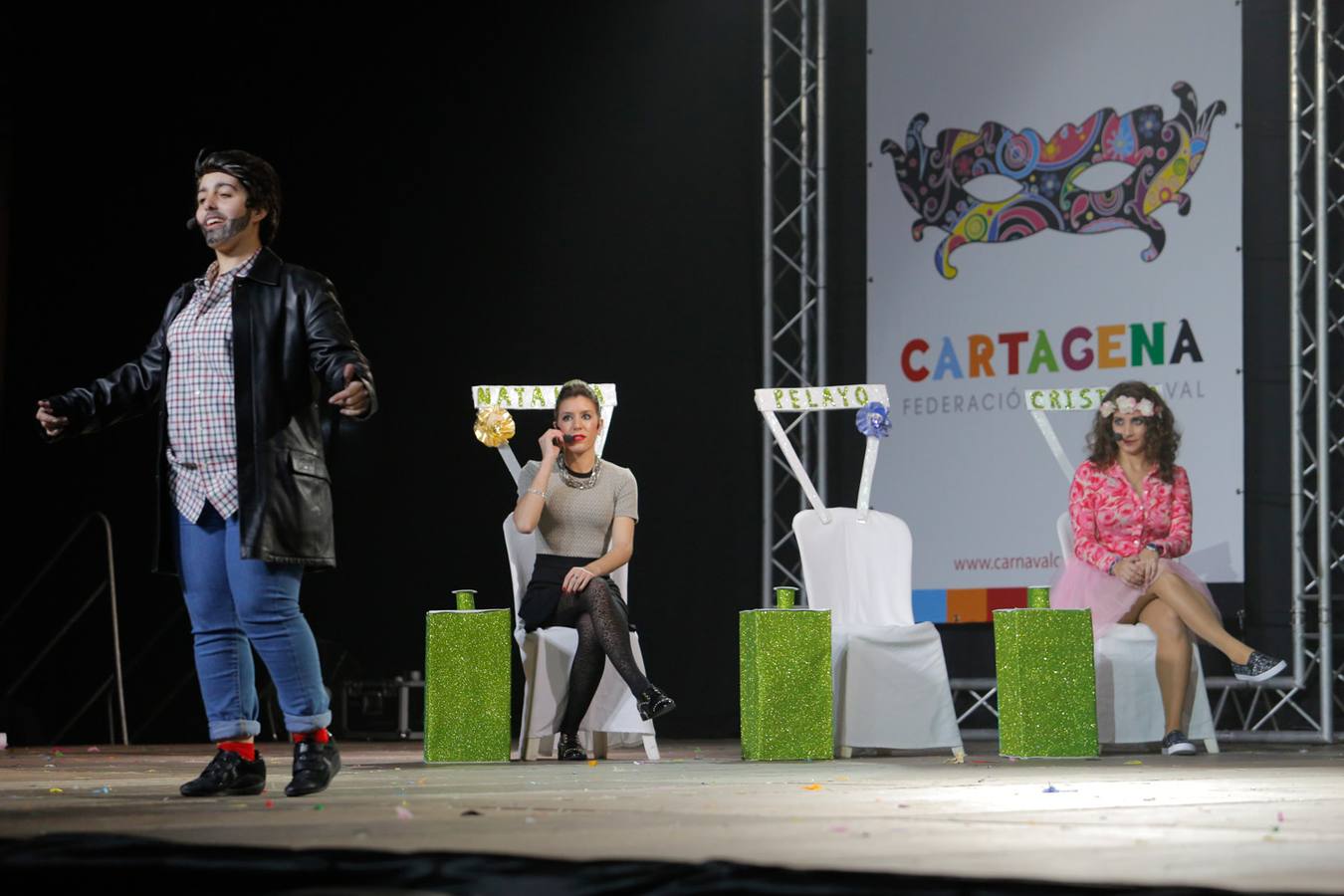 Las imágenes del pregón y la elección de la reina del Carnaval de Cartagena