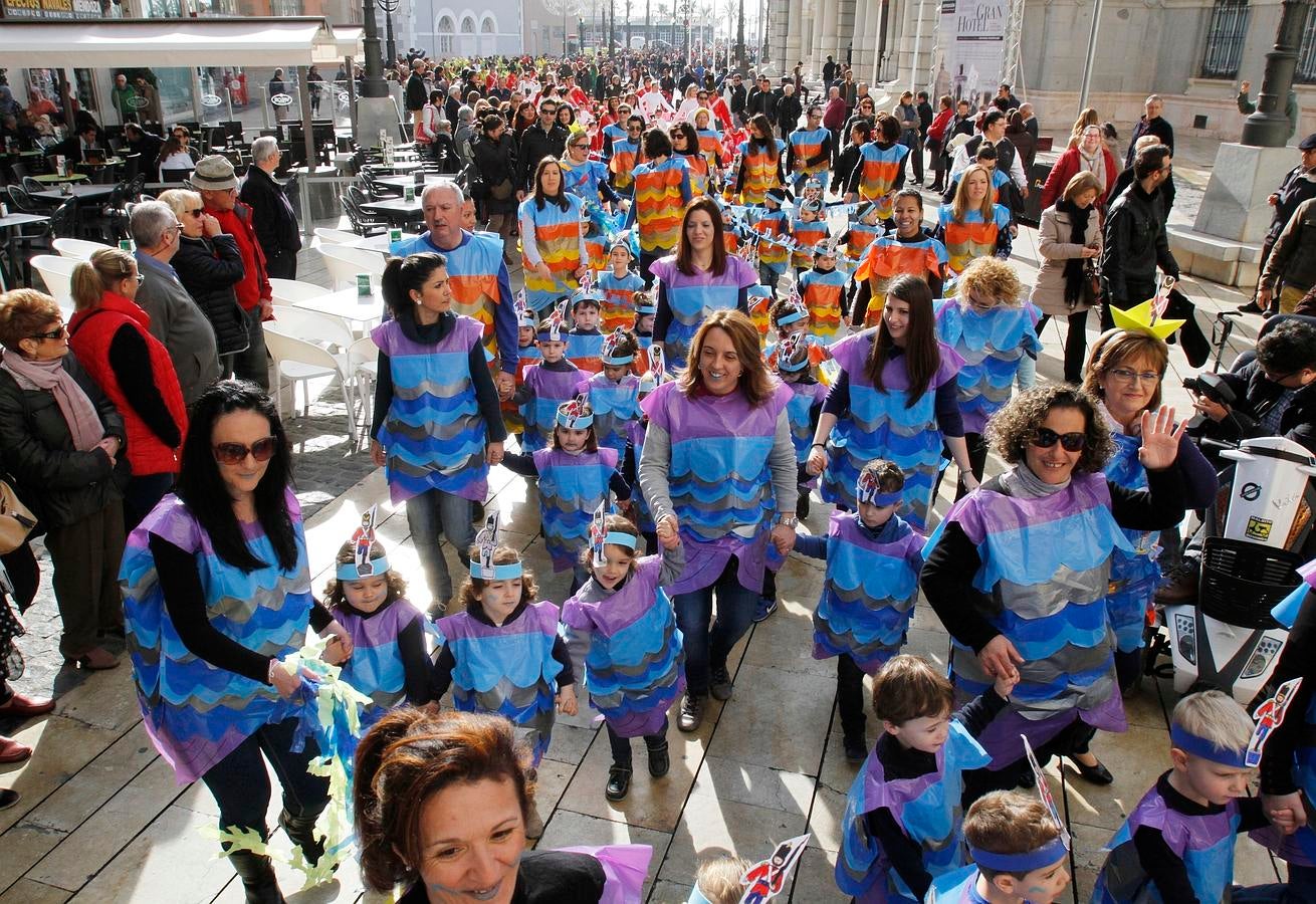 Mucha ilusión en el desfile infantil de Cartagena