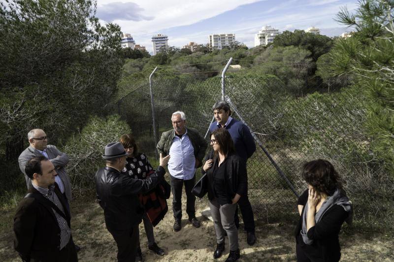 Visita de la directora general de Cultura al Parque Arqueológico de Guardamar