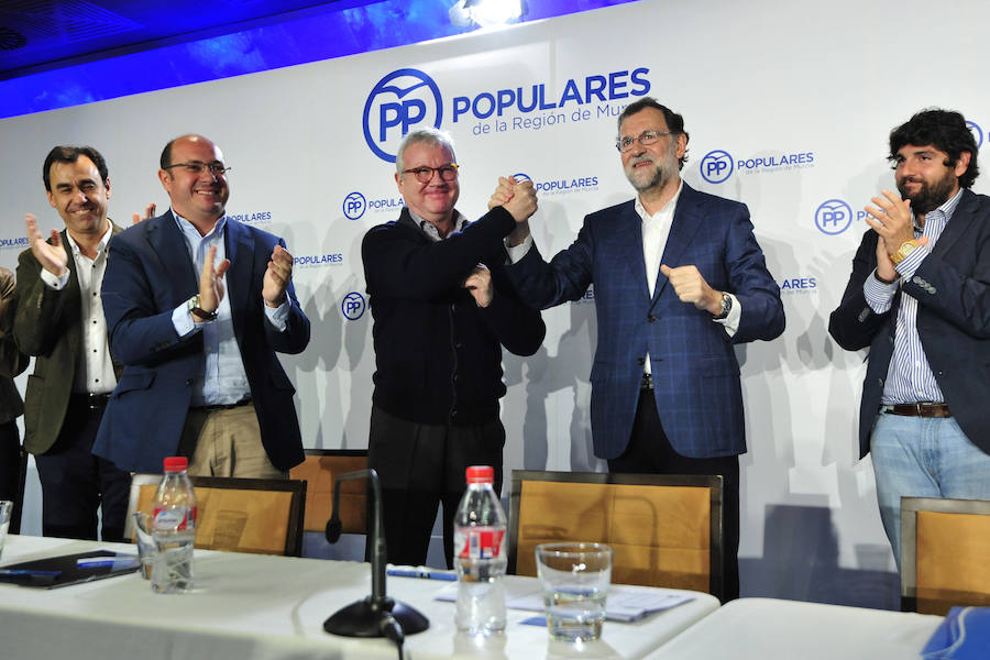Mariano Rajoy preside la Junta Directiva del PP en la Región