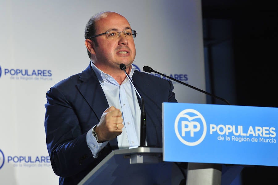 Mariano Rajoy preside la Junta Directiva del PP en la Región