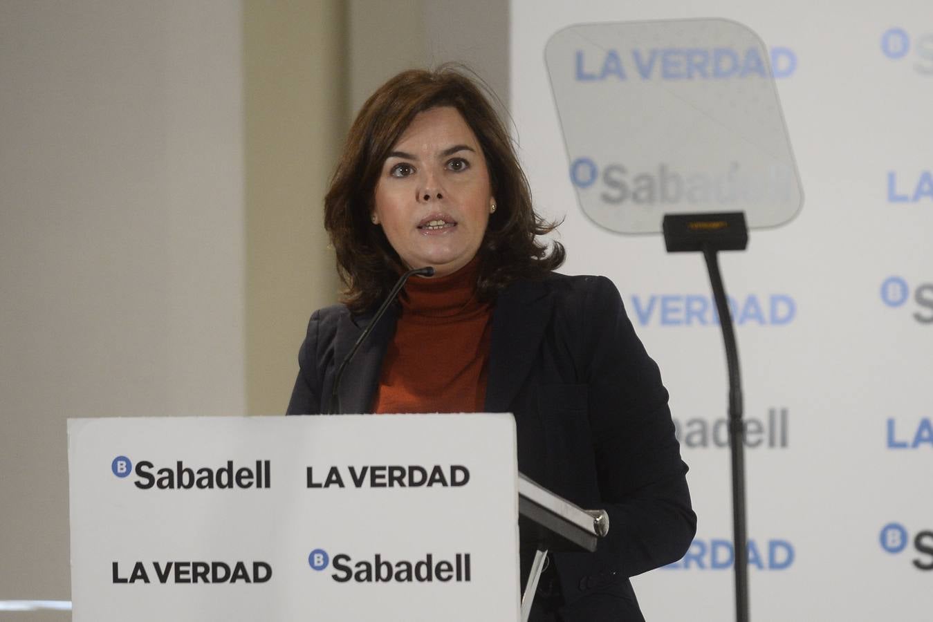 Soraya Sáenz de Santamaría asiste al Foro &#039;La Verdad&#039;-Sabadell