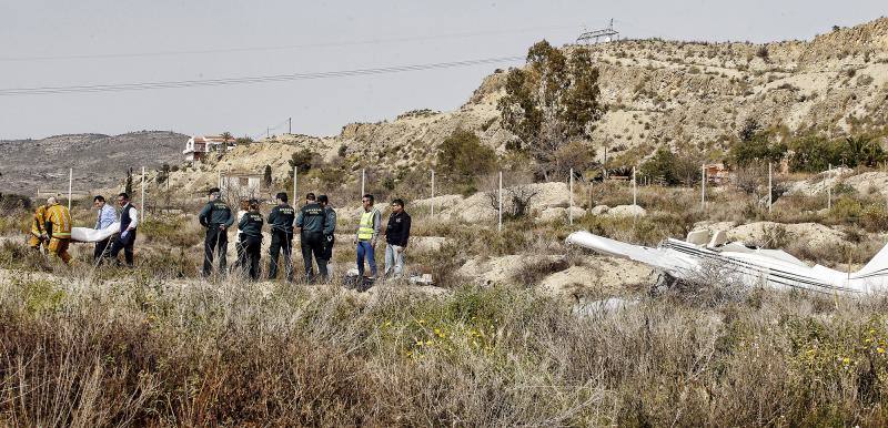 Dos fallecidos tras sufrir un accidente de avioneta en Mutxamel