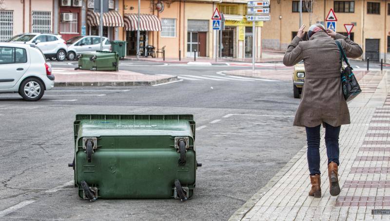 Temporal de frío y viento en la provincia