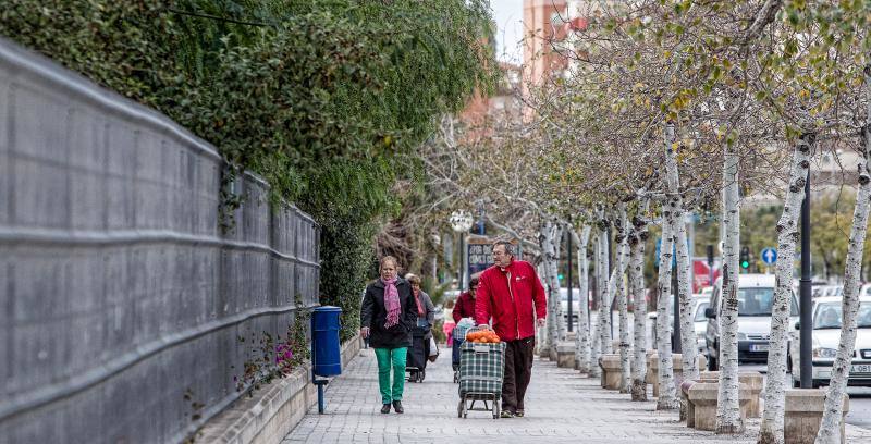 Temporal de frío y viento en la provincia