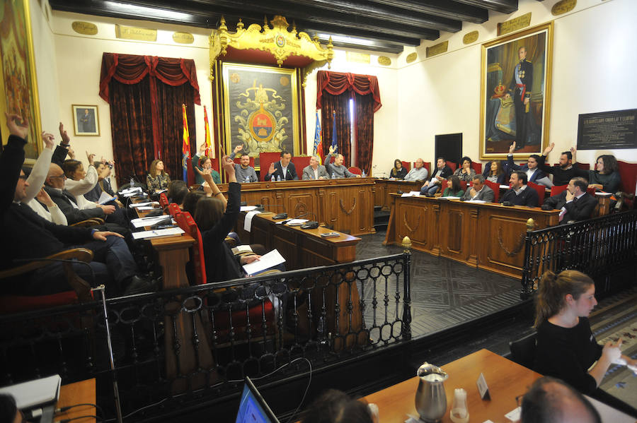 Pleno en el Ayuntamiento de Elche