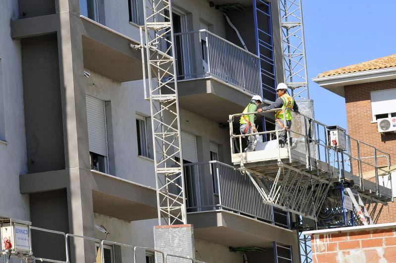 Obras en el barrio de San Antón