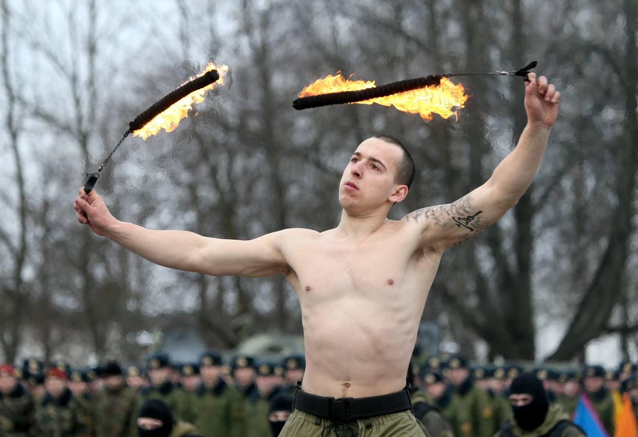 Demostración de fuerza para despedir el invierno