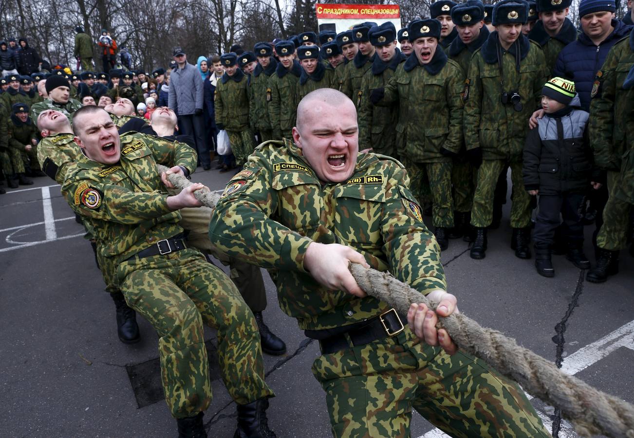 Demostración de fuerza para despedir el invierno